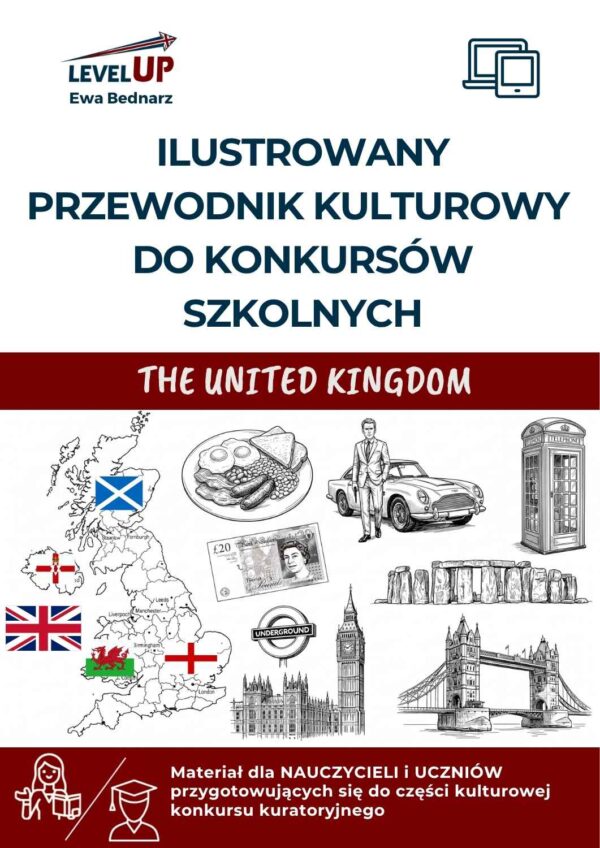 Okładka: ilustrowany przewodnik kulturowy The United Kingdom